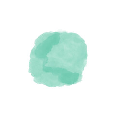 Green Watercolor Splash