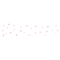 Pink Glitter Stars