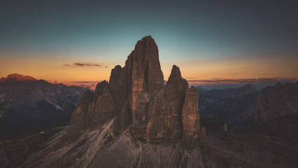 sunrise in the mountains