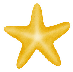 Watercolor starfish Icon
