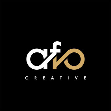 AFO Letter Initial Logo Design Template Vector Illustration