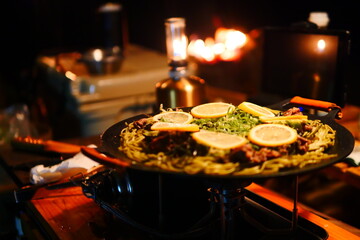 chef preparing food