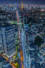 東京タワーが見える夜景