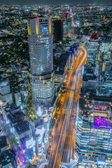東京の高層ビルの夜景