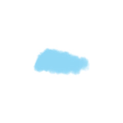 Blue Watercolor Brushstroke
