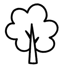 Tree line icon