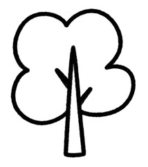 Tree line icon