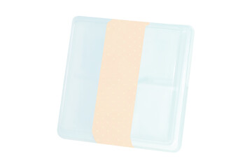 Plastic boxes for food and snacks which ideal for use in the design mockups