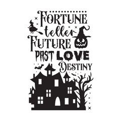 Fortune teller future past love destiny svg