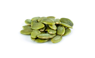pumpkin seeds isolated on white background