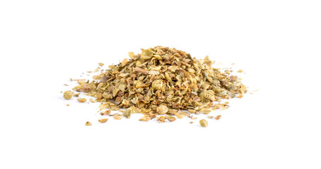 Dried Oregano on isolated on white background