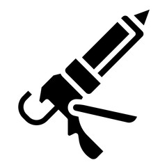 CAULKING GUN glyph icon