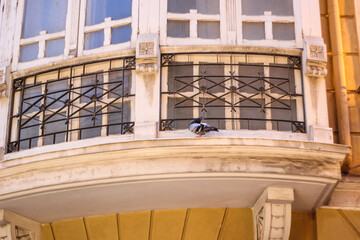 characteristic balconies in malaga