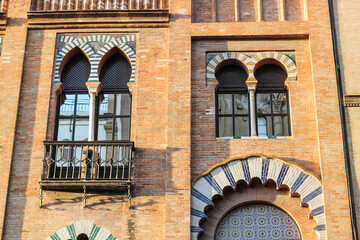 arabic facade in andalusia