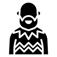 MAN glyph icon