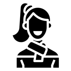 WOMEN glyph icon