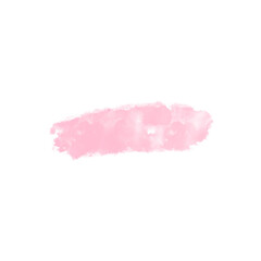 pink watercolor brushstroke