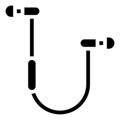 SPORT HEADPHONE glyph icon
