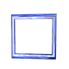abstract blue frame isolated vector modern