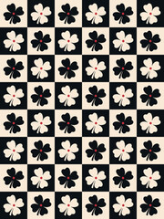 Modern desing seamless pattern. Vector illustration. Seamless patterns. Fun shapes.