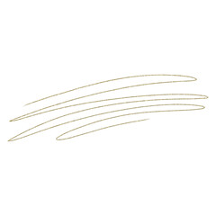 Gold glitter line