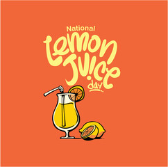 National Lemon Juice Day, 29th August is the citrusy tangy Lemon Juice celebration in United States of America 