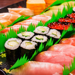 かっぱ　かっぱ巻　きゅうり　【 寿司桶 の 出前 の イメージ 】