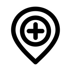 Hospital Icon Outline
