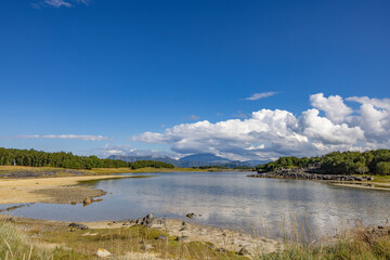 Out in the countryside in Brønnøy municipality, Helgeland, Nordland, Norway, scandinavia, Europe