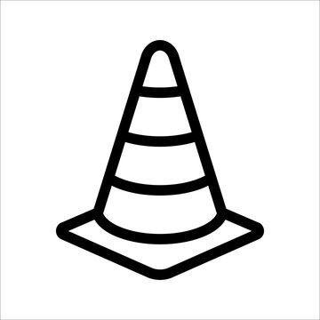 recommend clip art: Safety Cone Icon Vector Design Template