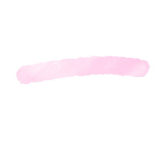 pink watercolor brushstroke