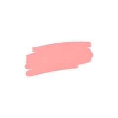 peach watercolor brushstroke