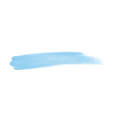blue watercolor brushstroke
