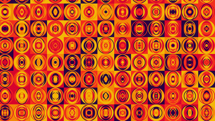 red, blue, yellow and orange geometric pattern, seamless wallpaper for tile, banner, tableclothe