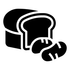 POTATO BREAD glyph icon