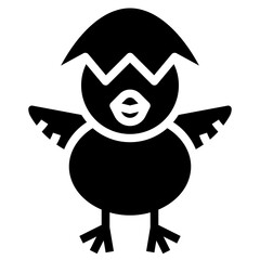 CHICK glyph icon