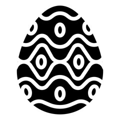 DECORATE EGG glyph icon