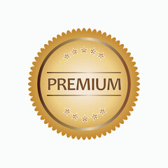 Premium Badge, Emblem,  Label Symbol - Vector.