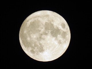 Luna llena astros nocturnos