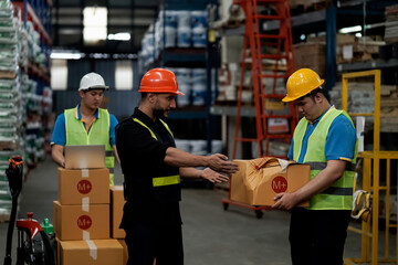 Damaged goods caused by moving in the warehouse