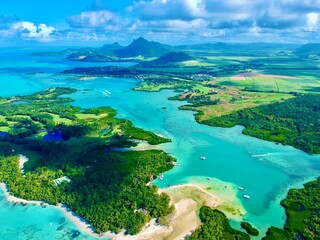 Wunderschöner Strand in Mauritius Afrika 