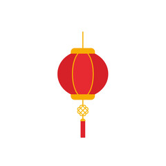 red round chinese lantern element for decoration for Chinese New Year