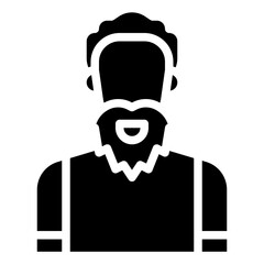 men glyph icon