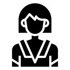 Obraz premium women glyph icon