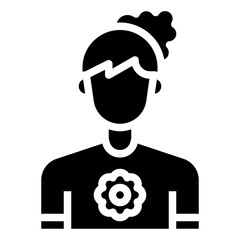 women glyph icon