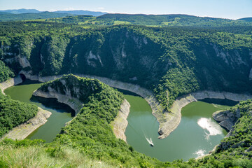 Kanion Uvac Serbia Bałkany