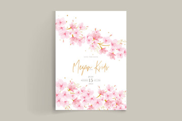 beautiful cherry blossom border and frame design