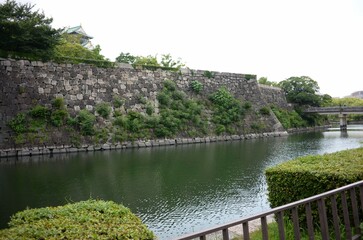 大阪城と堀