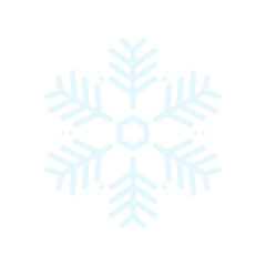 Vector beautiful snowflake design collection For the winter season that comes with Christmas in the New Year.