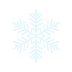 Vector beautiful snowflake design collection For the winter season that comes with Christmas in the New Year.